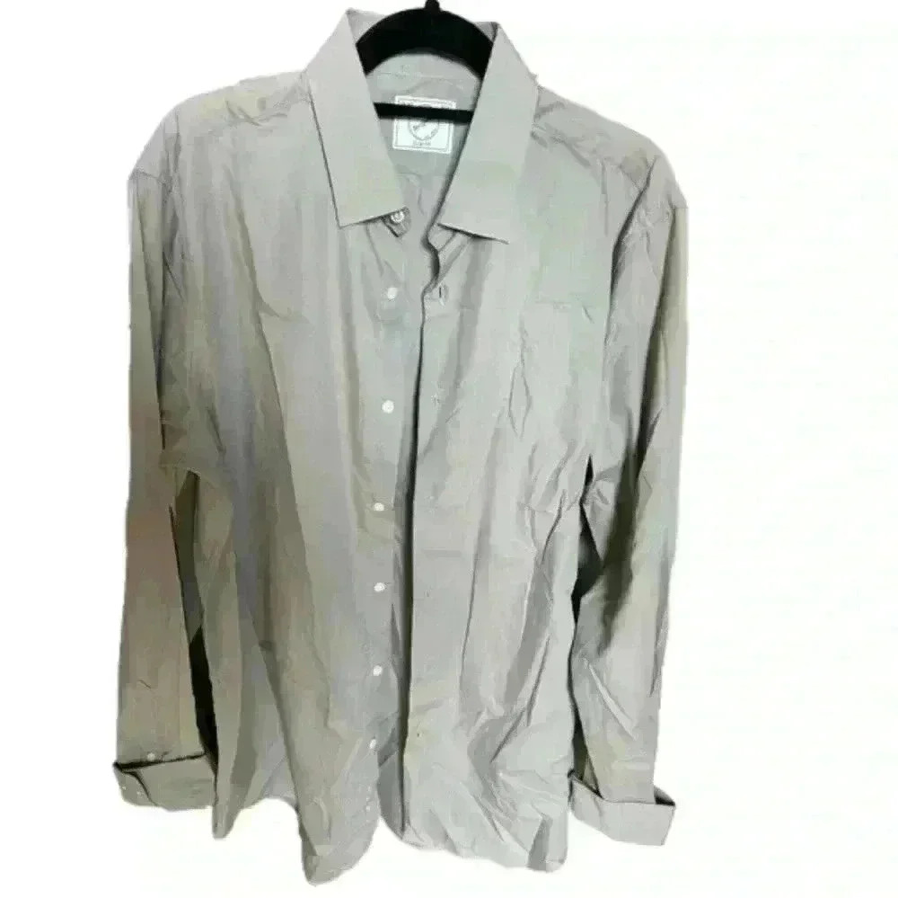 Bespoke Slim Fit Collared Shirt, 34/35, 16-16.5